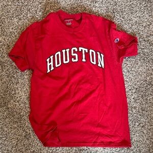 Champion Red University of Houston Graphic Tee